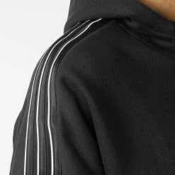Offres 👍 Sweat Capuche Shadow Stripe H31284 Noir de Adidas Originals 😀 -Pas Cher adidas Magasin adidas 301707 H31284 20220210T135315 04