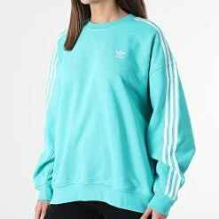 Offres 🧨 Sweat Crewneck Femme A Bandes HB9471 Turquoise de Adidas Originals ✨ 10 Offres 🧨 Sweat Crewneck Femme A Bandes HB9471 Turquoise de Adidas Originals ✨ -Pas Cher adidas Magasin adidas 301945 HB9471 20220223T151112 03