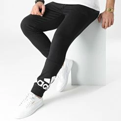 Nouveau 🤩 Pantalon Jogging Essentials French Terry GK8968 Noir de Adidas Performance 💯 -Pas Cher adidas Magasin adidas 302354 GK8968 20220217T162138 03