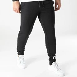 Nouveau 🤩 Pantalon Jogging Essentials French Terry GK8968 Noir de Adidas Performance 💯 -Pas Cher adidas Magasin adidas 302354 GK8968 20220217T162140 04