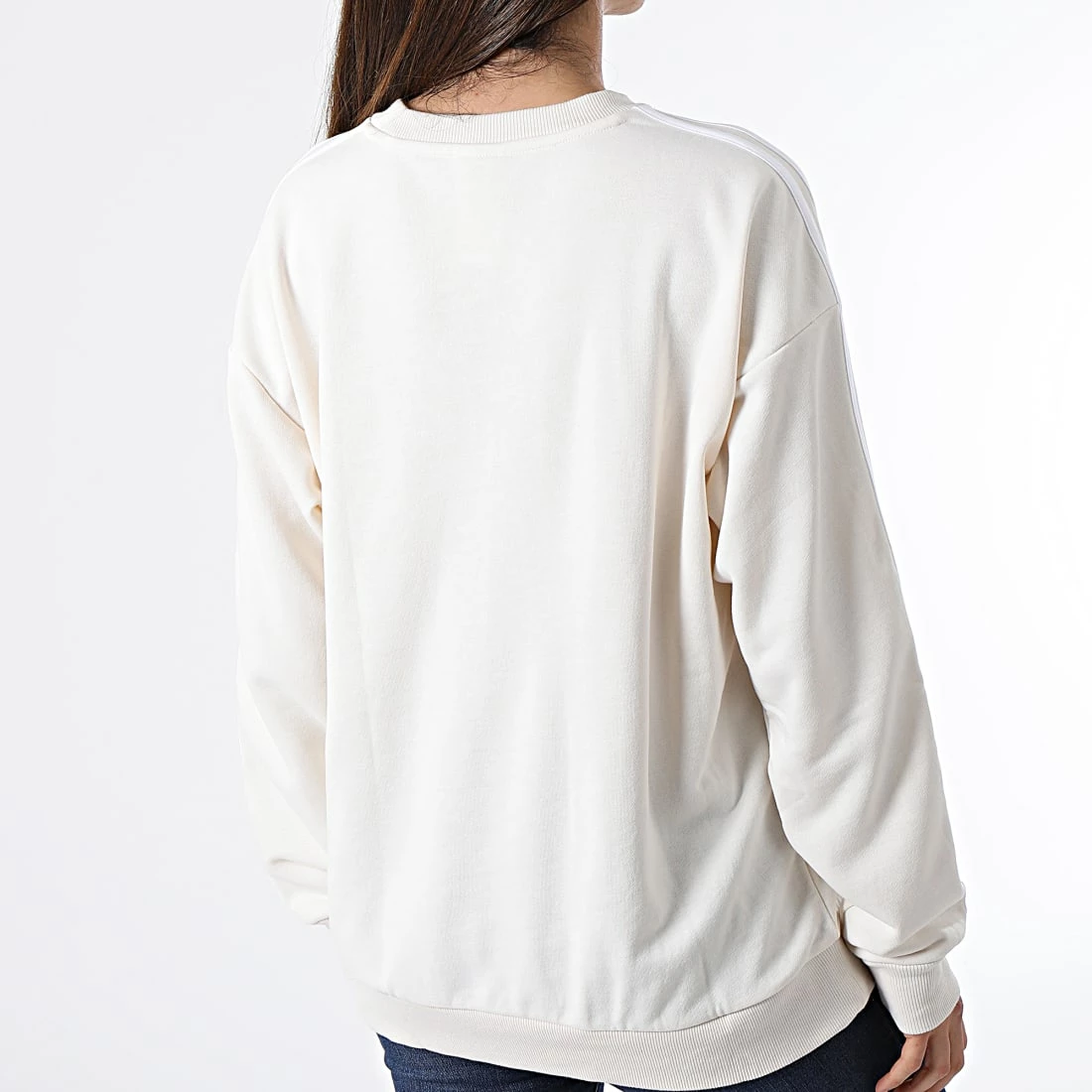 Vente flash 🔥 Sweat Crewneck A Bandes Femme HC9125 Beige de adidas 😉 8 Vente flash 🔥 Sweat Crewneck A Bandes Femme HC9125 Beige de adidas 😉 – Image 6
