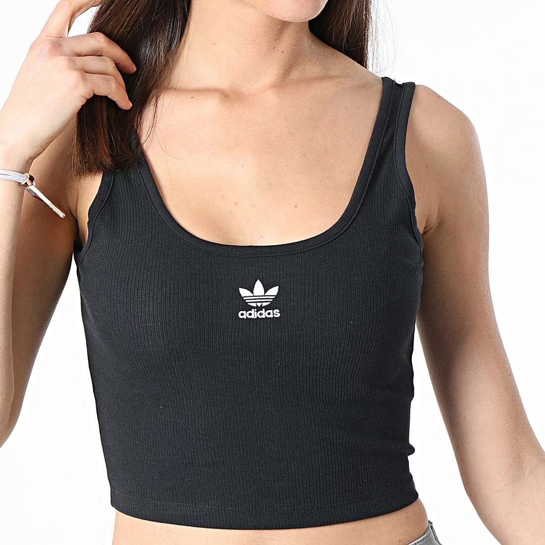 Top 10 🎁 Débardeur Femme Crop HF3399 Noir de Adidas Originals ⭐ 3 Top 10 🎁 Débardeur Femme Crop HF3399 Noir de Adidas Originals ⭐