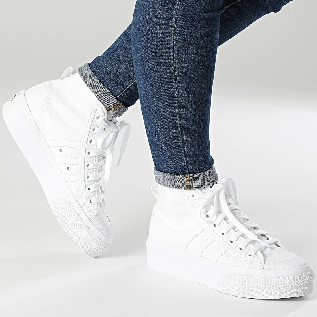 Budget ⌛ Baskets Femme Nizza Platform FY2782 Cloud White de Adidas Originals 🛒 5 Budget ⌛ Baskets Femme Nizza Platform FY2782 Cloud White de Adidas Originals 🛒 – Image 3