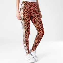 Coupon 👏 Legging Femme HC4477 Orange Léopard de Adidas Originals 🎁 -Pas Cher adidas Magasin adidas 304725 HC4477 20220224T162315 03