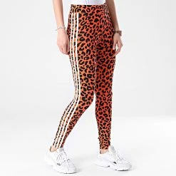 Coupon 👏 Legging Femme HC4477 Orange Léopard de Adidas Originals 🎁 -Pas Cher adidas Magasin adidas 304725 HC4477 20220224T162317 05