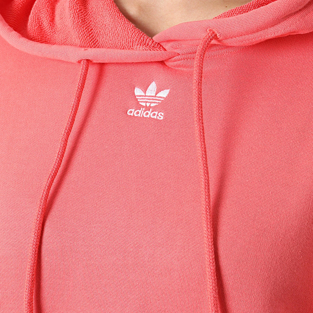 Meilleur prix ⌛ Sweat Capuche Femme Crop HC4592 Rose de Adidas Originals ❤️ 4 Meilleur prix ⌛ Sweat Capuche Femme Crop HC4592 Rose de Adidas Originals ❤️ – Image 2