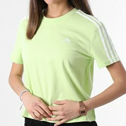 De gros 🔔 Tee 👚 Shirt Femme 3 Stripes HF7246 Vert de Adidas Performance ⌛ 12 De gros 🔔 Tee 👚 Shirt Femme 3 Stripes HF7246 Vert de Adidas Performance ⌛ -Pas Cher adidas Magasin adidas 305634 HF7246 20220224T161220 05