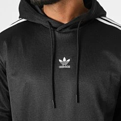 Grosses soldes 🧨 Sweat Capuche A Bandes HC1922 Noir de Adidas Originals 😉 -Pas Cher adidas Magasin adidas 306803 HC1922 20220304T143607 02