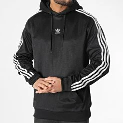 Grosses soldes 🧨 Sweat Capuche A Bandes HC1922 Noir de Adidas Originals 😉 -Pas Cher adidas Magasin adidas 306803 HC1922 20220304T143611 05
