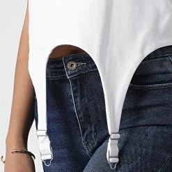 Coupon 🛒 Débardeur Femme HF2005 Blanc de Adidas Originals 🎉 -Pas Cher adidas Magasin adidas 308541 HF2005 20220415T161527 04