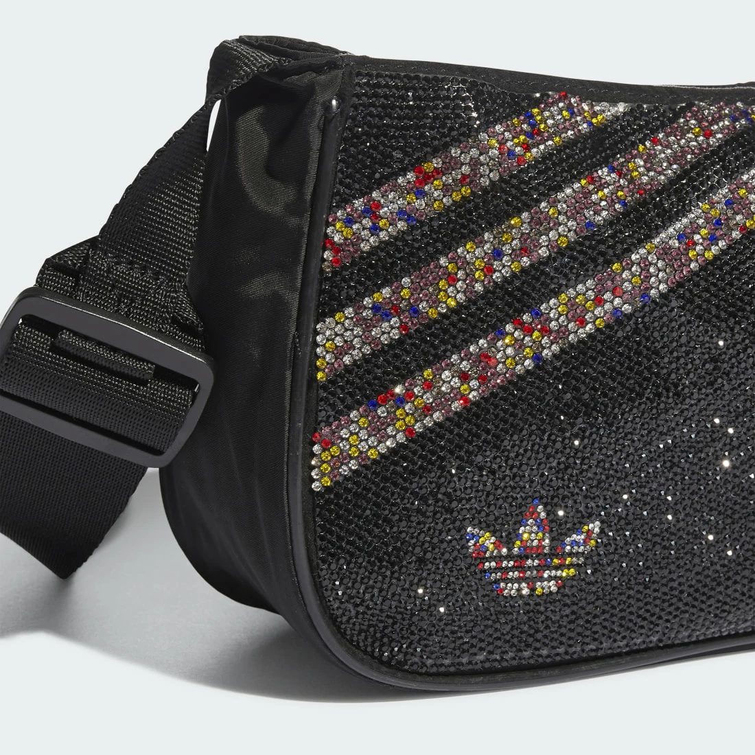 Acheter 🥰 Sacoche Femme Mini Airliner HD7034 Noir Strass de Adidas Originals 😀 4 Acheter 🥰 Sacoche Femme Mini Airliner HD7034 Noir Strass de Adidas Originals 😀 – Image 2