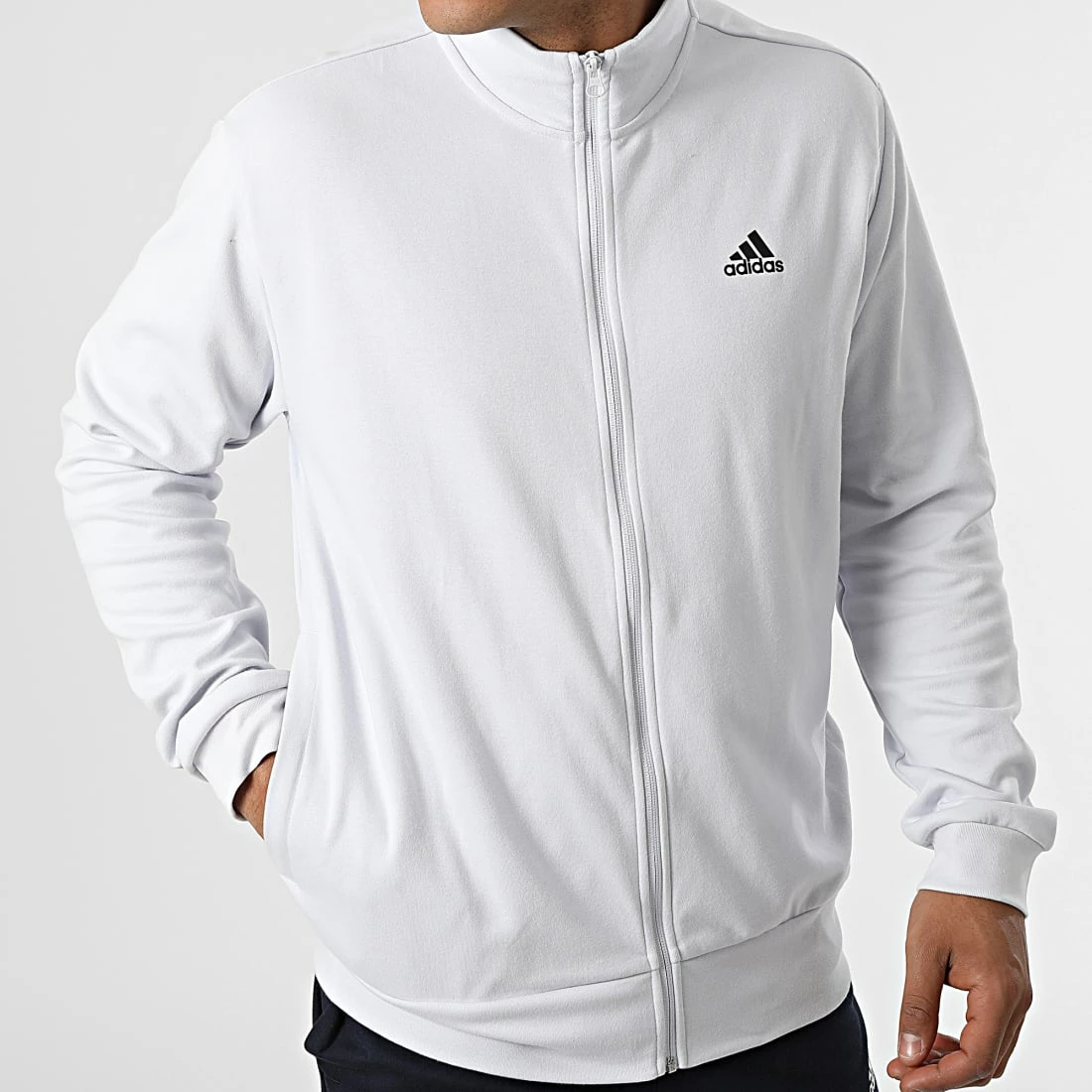 Tout neuf 🥰 Ensemble De Survetement 3 Bars Graph H61134 Blanc Bleu Marine de Adidas Performance 😍 7 Tout neuf 🥰 Ensemble De Survetement 3 Bars Graph H61134 Blanc Bleu Marine de Adidas Performance 😍 – Image 5
