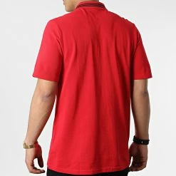 Meilleure vente 👍 Polo A Manches Courtes Manchester United FC Q2 H56686 Rouge de Adidas Performance 👏 -Pas Cher adidas Magasin adidas 309946 H56686 20220331T155301 06