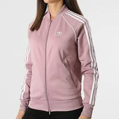 Nouveau ❤️ Veste Zippée Femme A Bandes HE9563 Rose de Adidas Originals 🔥 10 Nouveau ❤️ Veste Zippée Femme A Bandes HE9563 Rose de Adidas Originals 🔥 -Pas Cher adidas Magasin adidas 310362 HE9563 20220330T140457 03