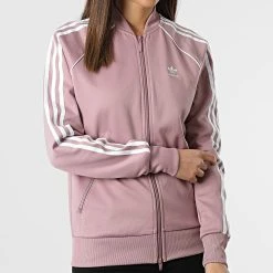 Nouveau ❤️ Veste Zippée Femme A Bandes HE9563 Rose de Adidas Originals 🔥 11 Nouveau ❤️ Veste Zippée Femme A Bandes HE9563 Rose de Adidas Originals 🔥 -Pas Cher adidas Magasin adidas 310362 HE9563 20220330T140458 04