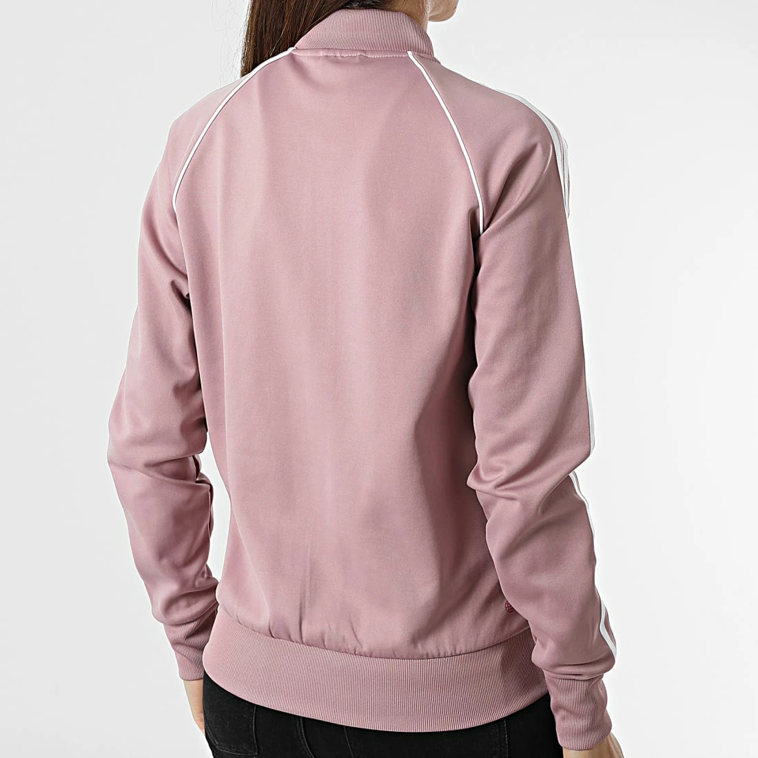 Nouveau ❤️ Veste Zippée Femme A Bandes HE9563 Rose de Adidas Originals 🔥 8 Nouveau ❤️ Veste Zippée Femme A Bandes HE9563 Rose de Adidas Originals 🔥 – Image 6