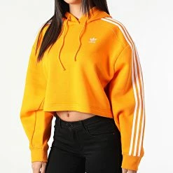 Remise 💯 Sweat Capuche Femme Crop HC2015 Orange de Adidas Originals 👏 10 Remise 💯 Sweat Capuche Femme Crop HC2015 Orange de Adidas Originals 👏 -Pas Cher adidas Magasin adidas 310722 HC2015 20220408T144136 03