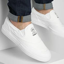 Grosses soldes 🤩 Baskets Nizza RF SlipOn S23725 Cloud White Core Black de Adidas Originals 🥰