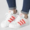 Meilleure vente ✨ Baskets Superstar GZ3451 Crystal White Solar Red Grey Two de Adidas Originals 🔔 -Pas Cher adidas Magasin adidas 311439 GZ3451 20220405T153253 01