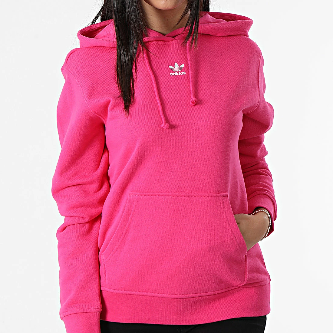 Remise 🤩 Sweat Capuche Femme HG6154 Rose de Adidas Originals 🔔 3 Remise 🤩 Sweat Capuche Femme HG6154 Rose de Adidas Originals 🔔