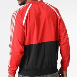 Offres 🤩 Veste Zippée A Bandes SST HC2076 Noir Rouge de Adidas Originals ⭐ -Pas Cher adidas Magasin adidas 315911 HC2076 20220509T151330 06