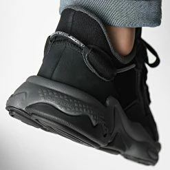 Promo 👍 Baskets Ozweego GY6180 Core Black Cloud White Grey Six de adidas ⌛ -Pas Cher adidas Magasin adidas 318509 GY6180 20220509T160901 04