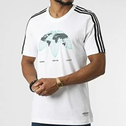 Les meilleures critiques de ⌛ Tee 👚 Shirt A Bandes United HF4906 Blanc de Adidas Originals 🥰 -Pas Cher adidas Magasin adidas 319169 HF4907 20220518T141555 03