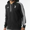 Acheter ✔️ Sweat Zippé Capuche A Bandes Juventus DNA HD8875 Noir de Adidas Performance 💯 -Pas Cher adidas Magasin adidas 319210 HD8875 20220518T142908 01