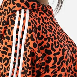 Bon marché ⭐ Sweat Capuche Léopard Femme HC4476 Orange Noir de Adidas Originals ⭐ -Pas Cher adidas Magasin adidas 320080 HC4476 20220530T160640 04