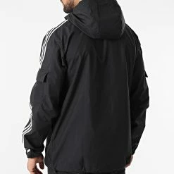 Meilleure vente ⭐ Veste Zippée Capuche A Bandes GN3475 Noir de Adidas Originals 😍 11 Meilleure vente ⭐ Veste Zippée Capuche A Bandes GN3475 Noir de Adidas Originals 😍 -Pas Cher adidas Magasin adidas 320347 GN3475 20220530T160754 04