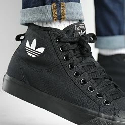 Sortie ❤️ Baskets Montantes Nizza Hi B41651 Core Black Footwear White de Adidas Originals 💯 -Pas Cher adidas Magasin adidas 320409 B41651 20220525T080903 02