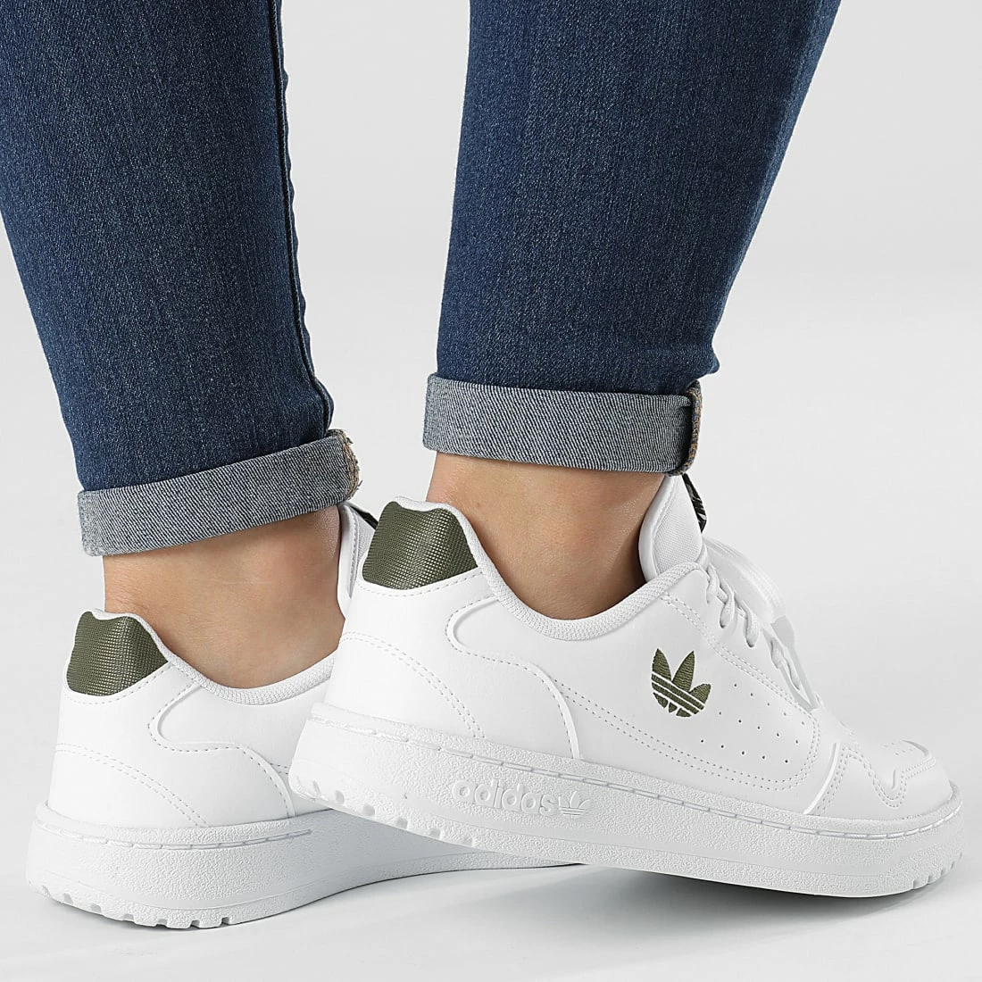Grosses soldes ⌛ Baskets Femme NY 90 GZ1873 Footwear White Forest Green Core Black de Adidas Originals 😀 6 Grosses soldes ⌛ Baskets Femme NY 90 GZ1873 Footwear White Forest Green Core Black de Adidas Originals 😀 – Image 4