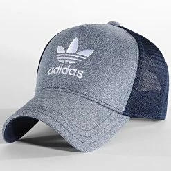 Meilleur prix 🌟 Casquette Trucker HM1697 Bleu Marine de Adidas Originals 🥰