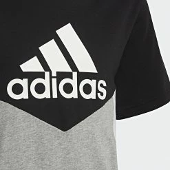 De gros 👍 Tee 👚 Shirt Enfant HA4025 Noir Gris de Adidas Performance 🧨 -Pas Cher adidas Magasin adidas 321470 HA4025 20220524T161546 02