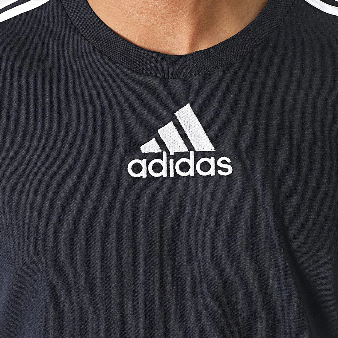 Coupon 😍 Tee 👚 Shirt A Bandes HK2886 Rouge Bleu Marine Blanc de Adidas Performance 🧨 4 Coupon 😍 Tee 👚 Shirt A Bandes HK2886 Rouge Bleu Marine Blanc de Adidas Performance 🧨 – Image 2