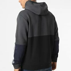 Top 10 ⭐ Sweat Capuche A Bandes HL1984 Gris Anthracite Bleu Marine Noir de Adidas Performance 🎁 -Pas Cher adidas Magasin adidas 321518 HL1984 20220610T144244 04