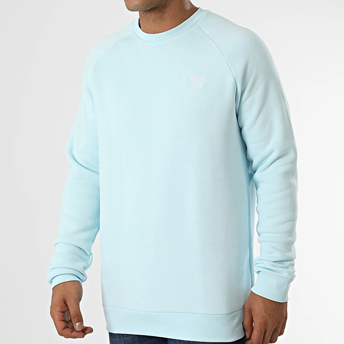 Coupon 😍 Sweat Crewneck Essential HJ7990 Bleu Clair de Adidas Originals ⭐ 3 Coupon 😍 Sweat Crewneck Essential HJ7990 Bleu Clair de Adidas Originals ⭐