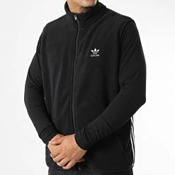 Coupon 🎁 Veste Zippée Sans Manches 3 Stripes HK7393 Noir de Adidas Originals ✔️ -Pas Cher adidas Magasin adidas 321814 HK7392 20220609T114529 03