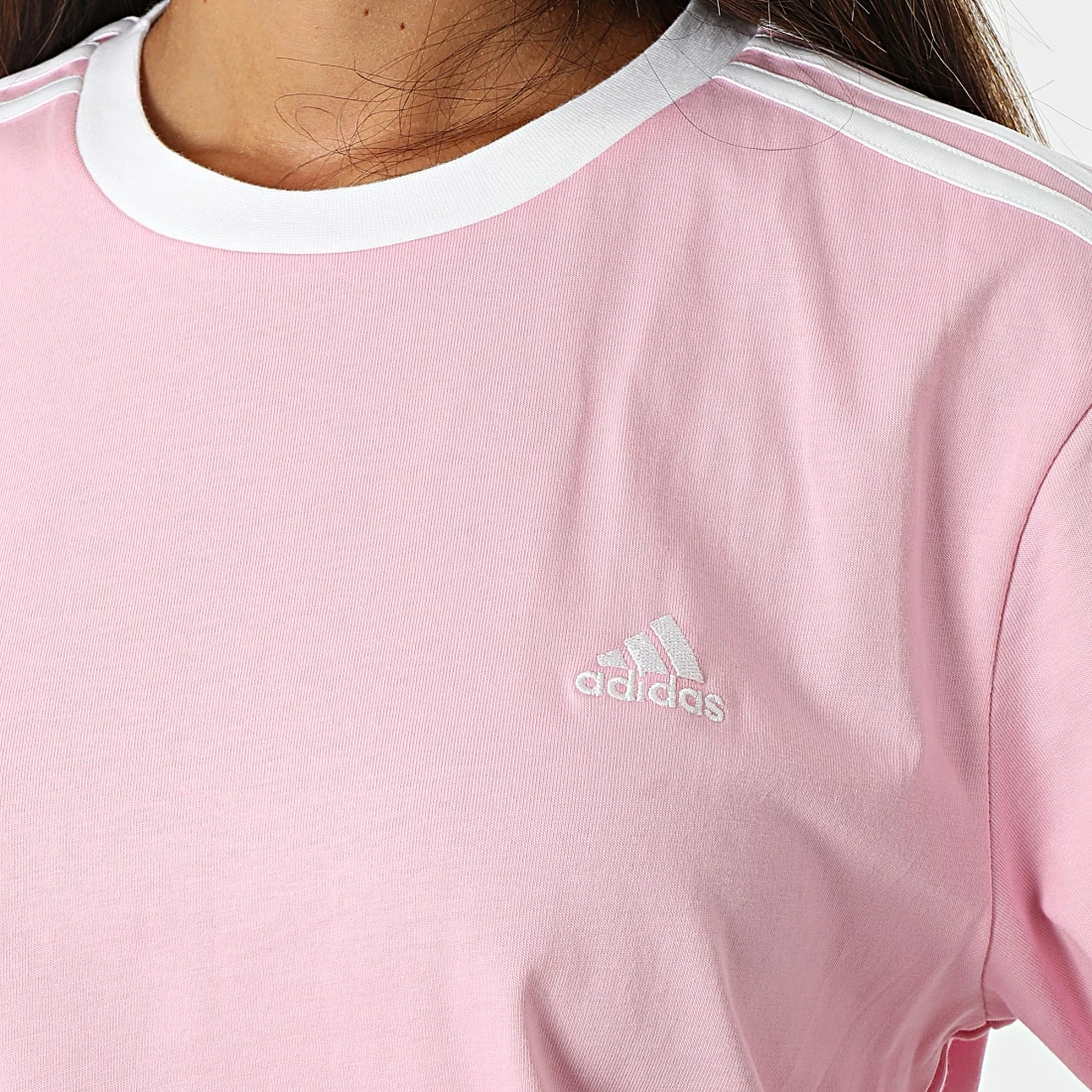 Bon marché 😀 Tee 👚 Shirt Femme HL2134 Rose de Adidas Performance 🧨 4 Bon marché 😀 Tee 👚 Shirt Femme HL2134 Rose de Adidas Performance 🧨 – Image 2