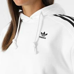 Nouveau 👍 Sweat Capuche Femme HN5884 Blanc de Adidas Originals ⭐ 9 Nouveau 👍 Sweat Capuche Femme HN5884 Blanc de Adidas Originals ⭐ -Pas Cher adidas Magasin adidas 321831 HN5884 20220601T160116 02
