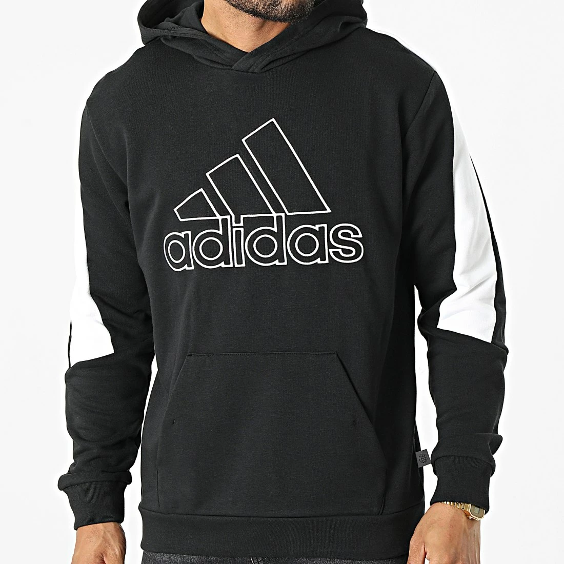 Acheter 🔔 Sweat Capuche FI BOS HK4547 Noir de Adidas Performance ✨ 7 Acheter 🔔 Sweat Capuche FI BOS HK4547 Noir de Adidas Performance ✨ – Image 5