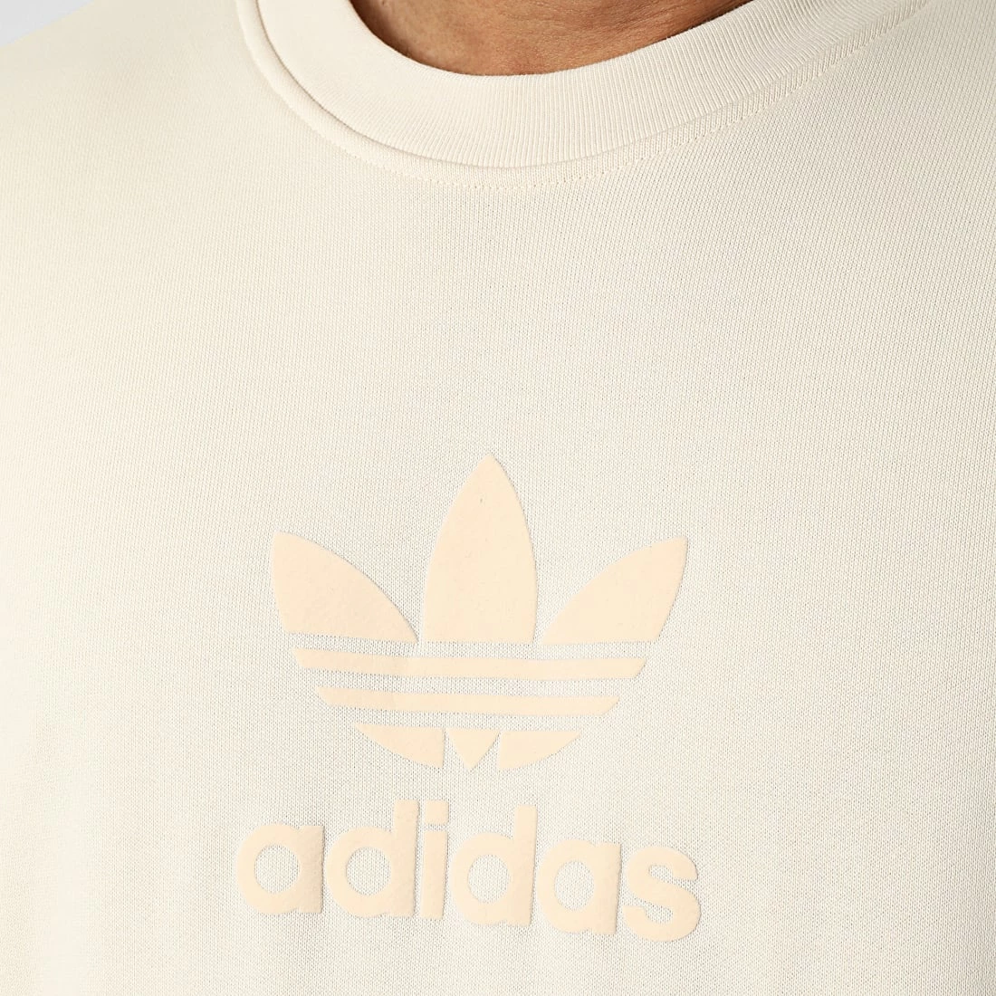 Sortie ⌛ Sweat Crewneck Trefoil HK2794 Beige de Adidas Originals 😉 4 Sortie ⌛ Sweat Crewneck Trefoil HK2794 Beige de Adidas Originals 😉 – Image 2