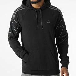 Bon marché 😉 Sweat Capuche HE4709 Noir de Adidas Originals 🤩 -Pas Cher adidas Magasin adidas 322894 HE4709 20220617T160600 05