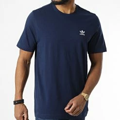 Nouveau 🌟 Tee 👕 Shirt HJ7978 Bleu Marine de Adidas Originals 👏 -Pas Cher adidas Magasin adidas 322996 HJ7978 20220620T154617 05