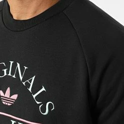Offres 🧨 Sweat Crewneck Club Logo HR7896 Noir de Adidas Originals 🎁 -Pas Cher adidas Magasin adidas 323075 HR7896 20220613T162642 02