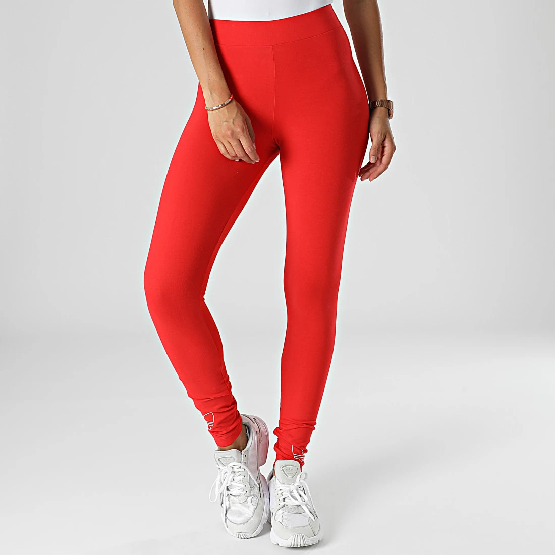 Bon marché 👍 Legging Femme HK5169 Rouge de Adidas Originals 💯 5 Bon marché 👍 Legging Femme HK5169 Rouge de Adidas Originals 💯 – Image 3