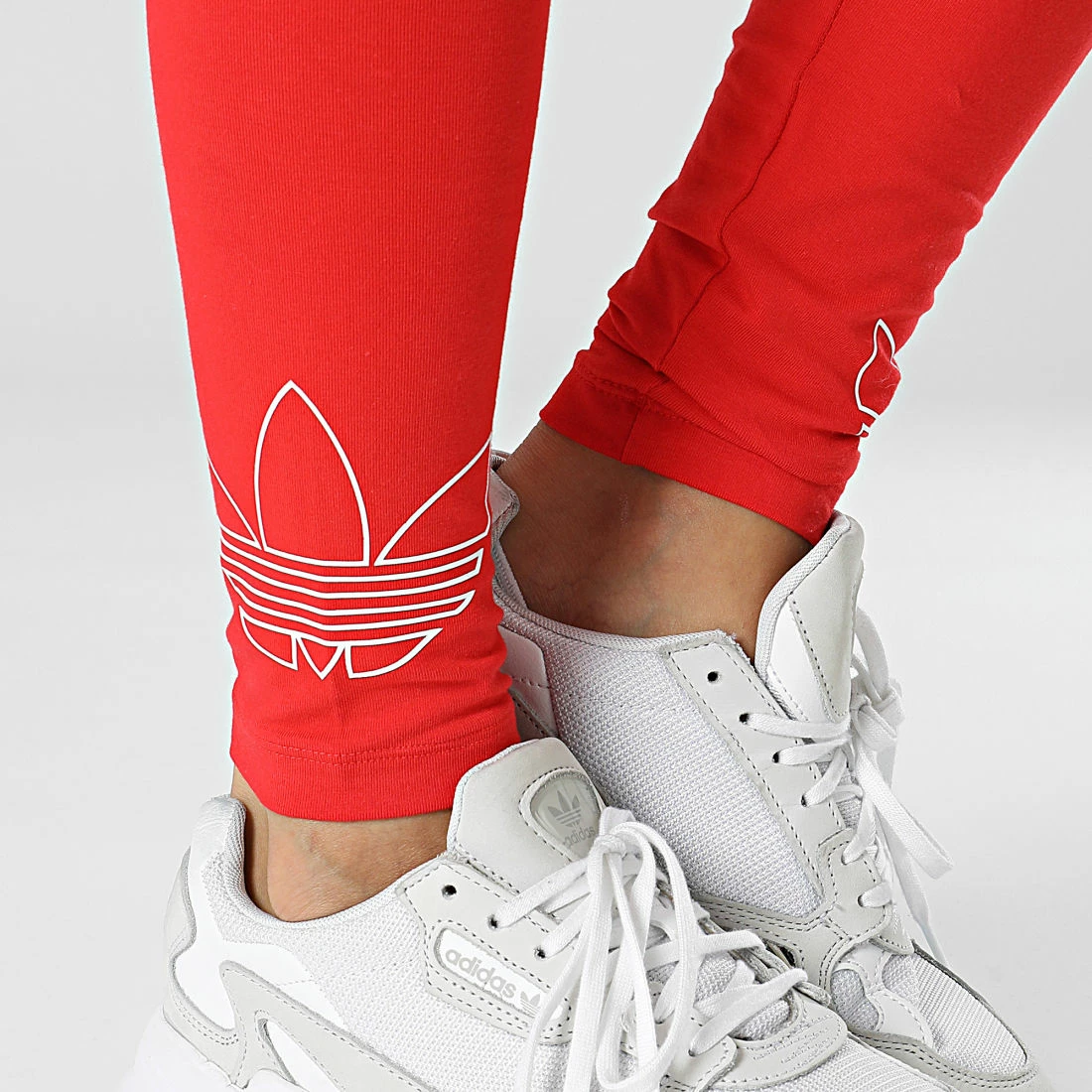 Bon marché 👍 Legging Femme HK5169 Rouge de Adidas Originals 💯 6 Bon marché 👍 Legging Femme HK5169 Rouge de Adidas Originals 💯 – Image 4