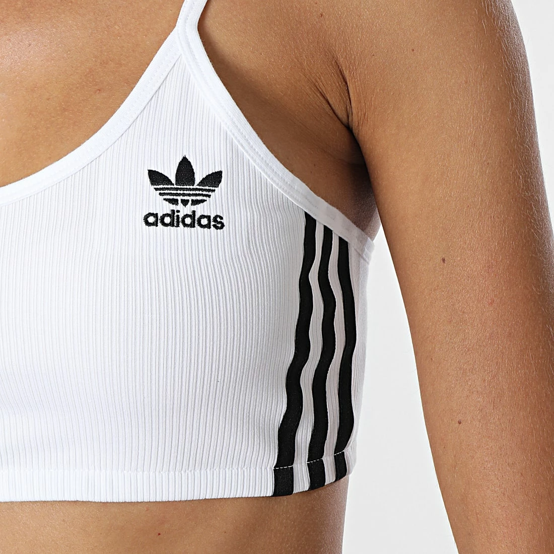 Tout neuf ⌛ Débardeur Femme Crop HM2101 Blanc de Adidas Originals 🧨 4 Tout neuf ⌛ Débardeur Femme Crop HM2101 Blanc de Adidas Originals 🧨 – Image 2
