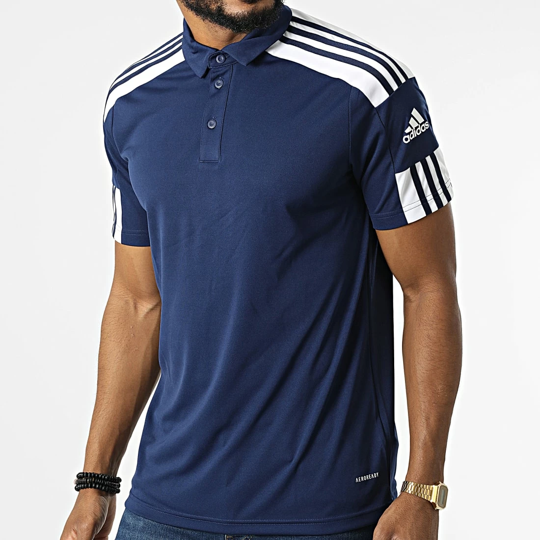 Vente flash 😀 Polo Manches Courtes De Sport HC6277 Bleu Marine de Adidas Performance 🌟 3 Vente flash 😀 Polo Manches Courtes De Sport HC6277 Bleu Marine de Adidas Performance 🌟