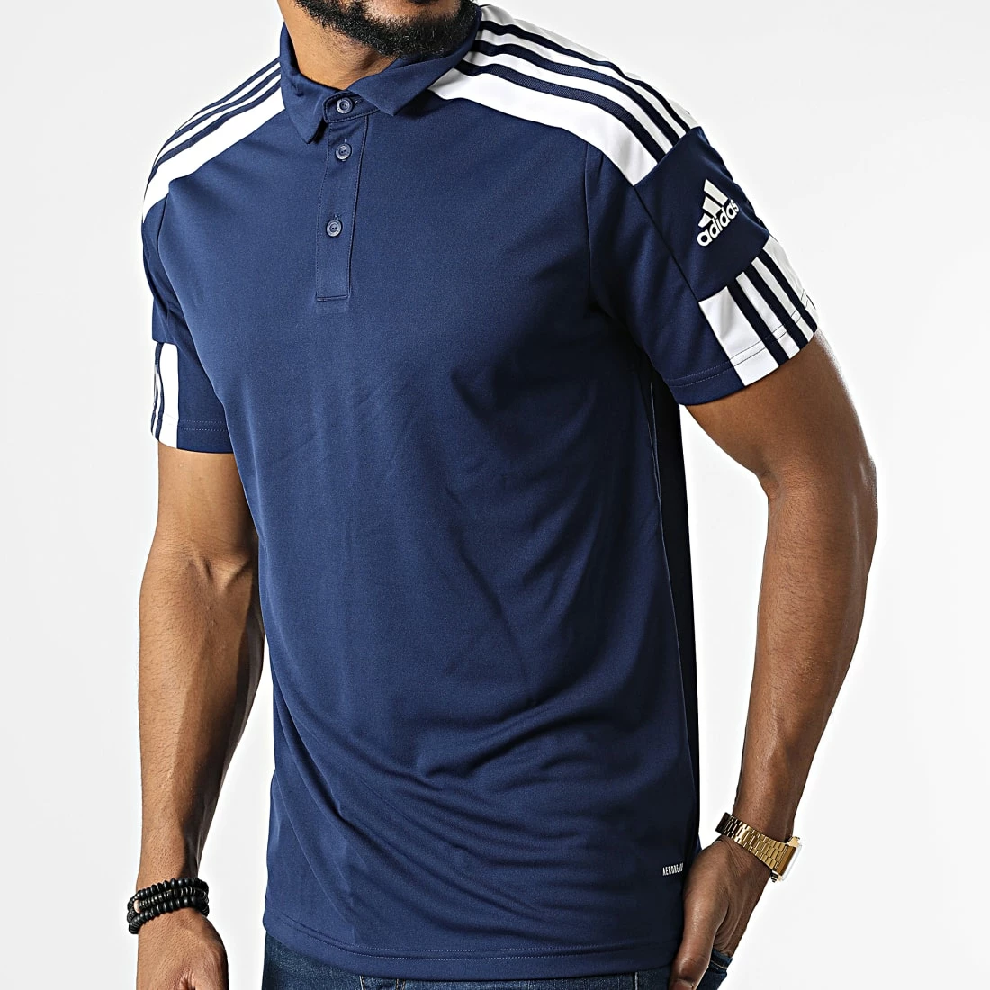 Vente flash 😀 Polo Manches Courtes De Sport HC6277 Bleu Marine de Adidas Performance 🌟 7 Vente flash 😀 Polo Manches Courtes De Sport HC6277 Bleu Marine de Adidas Performance 🌟 – Image 5